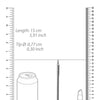 Shots Ouch Urethral Sounding Ribbed Dilator