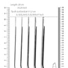 Shots Ouch Urethral Sounding Metal Dilator Set