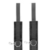Shots Ouch Black & White Velcro Hand/Ankle Cuffs - Black