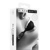 Shots Ouch Black & White Silicone Ball Gag - Black