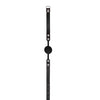 Shots Ouch Black & White Silicone Ball Gag - Black
