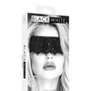 Shots Ouch Black & White Lace Mask w/Elastic Straps - Black