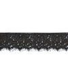 Shots Ouch Black & White Lace Mask w/Elastic Straps - Black