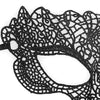 Shots Ouch Black & White Lace Eye Mask - Princess Black