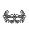 Shots Ouch Black & White Lace Eye Mask - Empress Black