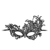 Shots Ouch Black & White Lace Eye Mask - Royal Black