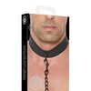 Shots Ouch Puppy Play Puppy Collar w/Leash - Black