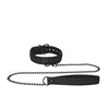 Shots Ouch Puppy Play Puppy Collar w/Leash - Black