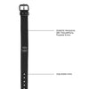 Shots Ouch Puppy Play Puppy Collar w/Leash - Black