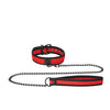 Shots Ouch Puppy Play Puppy Collar w/Leash - Red