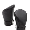 Shots Ouch Puppy Play Lined Fist Mitts - Black