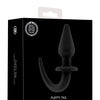 Shots Ouch Puppy Play Tail Butt Plug - Black