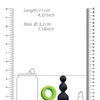 Shots Ouch Beads Butt Plug w/Cock Ring - Glow in the Dark
