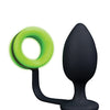 Shots Ouch Butt Plug w/Cock Ring - Glow in the Dark