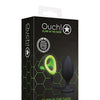 Shots Ouch Butt Plug w/Cock Ring & Ball Strap - Glow in the Dark