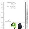 Shots Ouch Butt Plug w/Cock Ring & Ball Strap - Glow in the Dark
