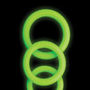 Shots Ouch 3 pc Cock Ring Set - Glow in the Dark