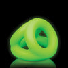 Shots Ouch Cock Ring & Ball Strap - Glow in the Dark