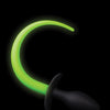 Shots Ouch Puppy Tail Plug - Glow in the Dark