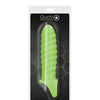 Shots Ouch Swirl Stretchy Penis Sleeve - Glow in the Dark