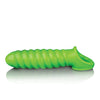 Shots Ouch Swirl Stretchy Penis Sleeve - Glow in the Dark