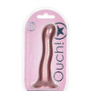 Shots Ouch 7" Curvy G-Spot Dildo - Rose Gold