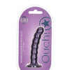 Shots Ouch 5" Beaded G-Spot Dildo - Metallic Purple