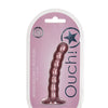 Shots Ouch 5" Beaded G-Spot Dildo - Rose Gold