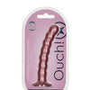Shots Ouch 6.5" Beaded G-Spot Dildo - Rose Gold
