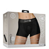 Shots Ouch Vibrating Strap On Boxer - Black XS/S