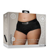 Shots Ouch Vibrating Strap On Brief - Black XL/XXL