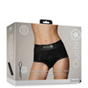 Shots Ouch Vibrating Strap On Brief - Black XS/S