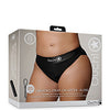 Shots Ouch Vibrating Strap On Hipster - Black XL/XXL