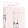 Shots Pumped Nipple Suction Set - Small Clear
