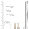 Shots Pumped Nipple Suction Set - Small Clear