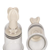Shots Pumped Nipple Suction Set - Medium Clear