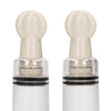 Shots Pumped Nipple Suction Set - Medium Clear