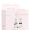 Shots Pumped Nipple Suctions Set - Large Clear