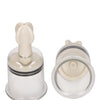 Shots Pumped Nipple Suctions Set - Large Clear