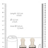Shots Pumped Nipple Suctions Set - Large Clear
