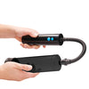 Shots Pumped Rechargeable Extreme Power Pump w/Free Silicone Cock Ring - Black