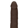 Shots RealRock 7.5" Silicone Dual Density Dildo - Brown