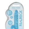 Shots RealRock Realistic Crystal Clear 6" Dildo w/Balls - Blue