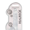 Shots RealRock Realistic Crystal Clear 8" Dildo w/Balls - Transparent Clear