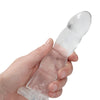 Shots RealRock Crystal Clear 7" Dildo  - Transparent