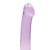 Shots RealRock Crystal Clear 7" Dildo  - Purple