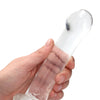 Shots RealRock Crystal Clear 7" Dildo  - Transparent