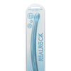 Shots RealRock Crystal Clear 17" Double Dildo  - Blue