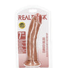 Shots RealRock Realistic 7" Curved Dildo - Tan