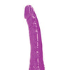 Shots RealRock 6" Slim Dildo Glow in the Dark - Neon Purple